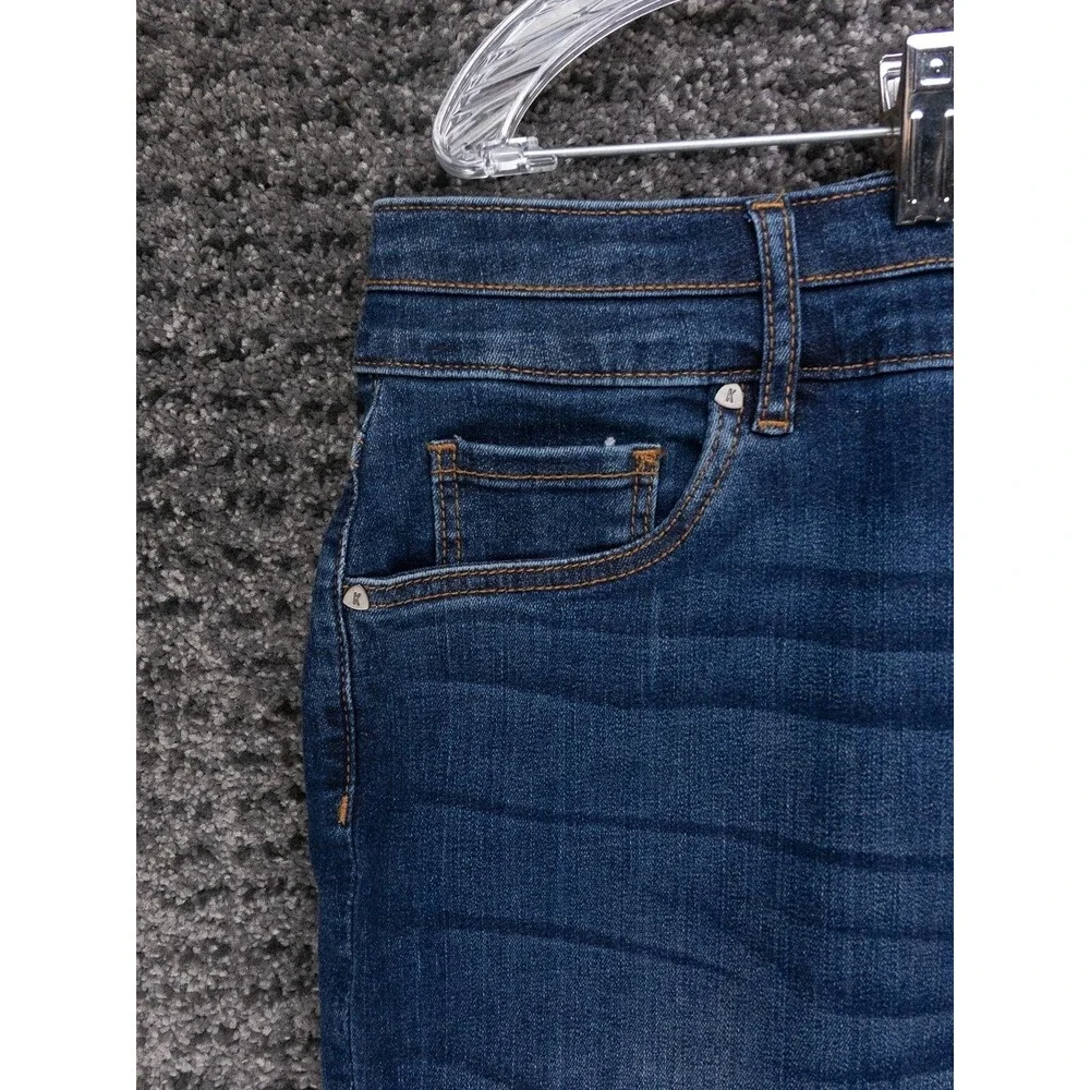 Kut From The Kloth Jeans Womens 18W High Rise Toothpick Skinny Distressed Denim